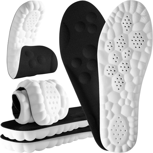 CloudStep cushioned insoles in black, single pair