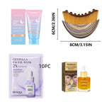 Collagen mask peeling away