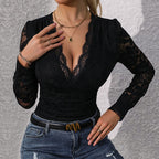 Lace sleeve detail