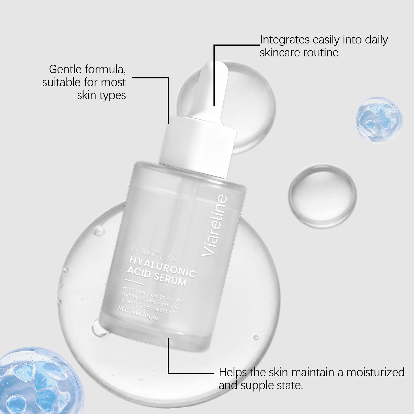 Serum bottle detail