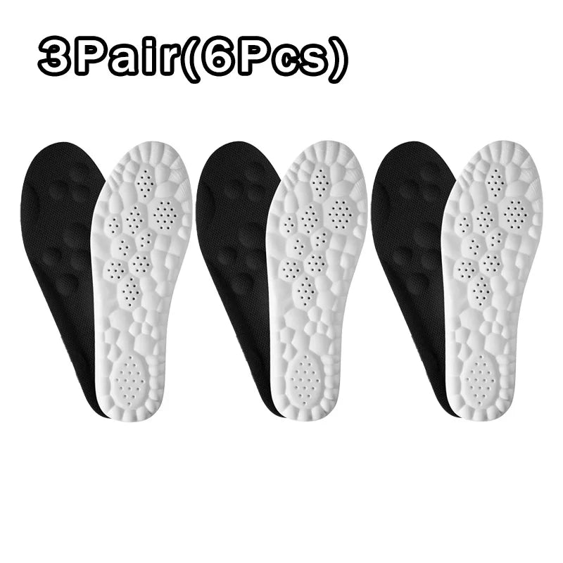 CloudStep cushioned insoles in black, three-pair pack