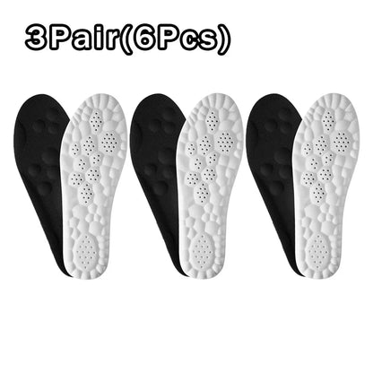 CloudStep cushioned insoles in black, three-pair pack
