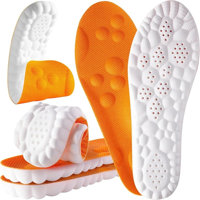 CloudStep cushioned insoles in orange, single pair