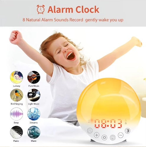 Sunrise Wake-Up Light touch controls